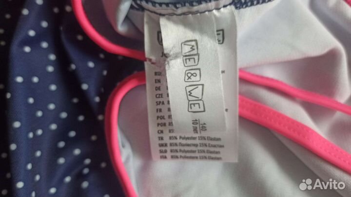 Купальник для девочки 140 новый