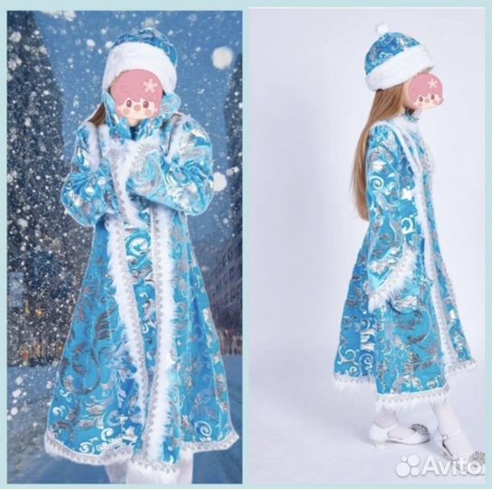 Костюм снегурочки подростковый