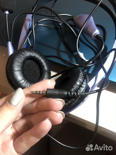 Гарнитура наушники с микрофоном