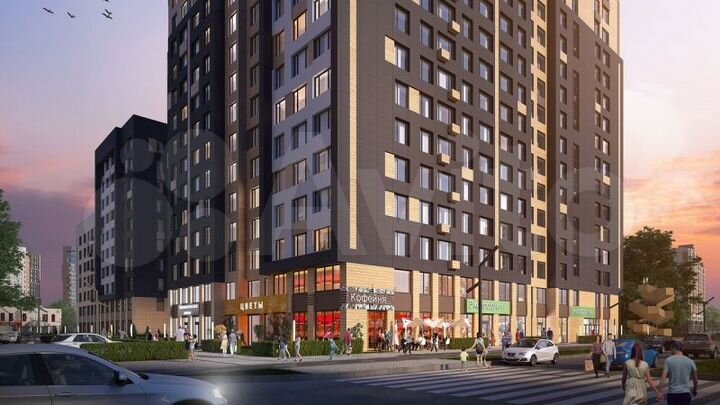 Квартира-студия, 24,4 м², 4/13 эт.