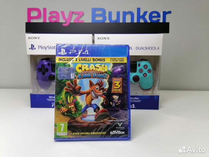 Crash Bandicoot trilogy Новый PS4