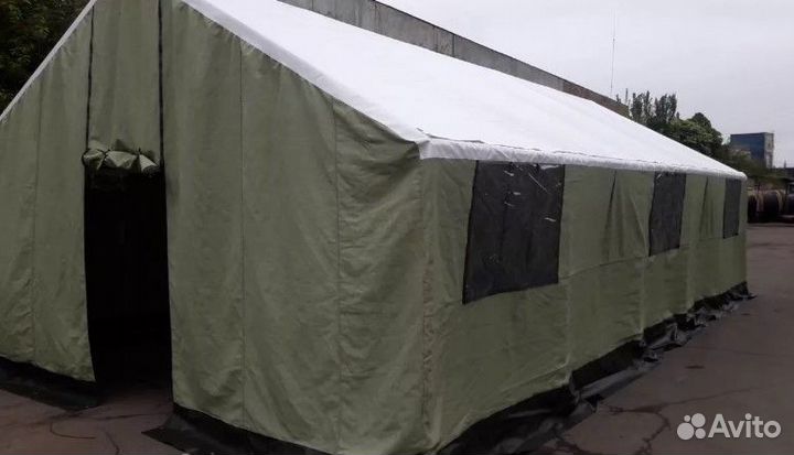 Армейская полевая палатка из пвх и брезента М-10
