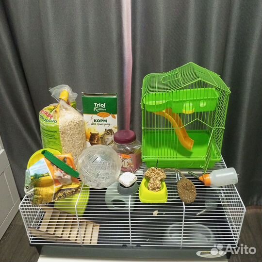 Клетка для грызунов и комплектующие