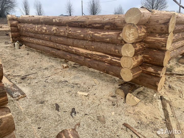 Сруб бани или дома 6*4