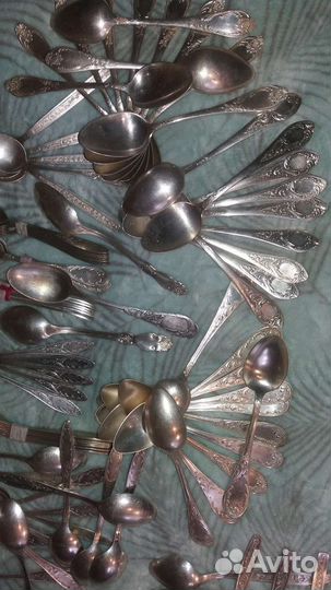 Столовые приборы мнц. Мельхиор СССР