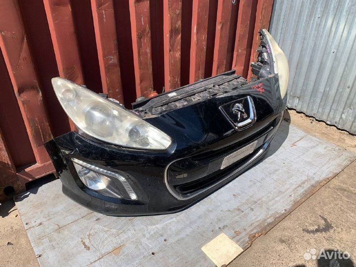 Срез морды Peugeot 308 рестайлинг галоген