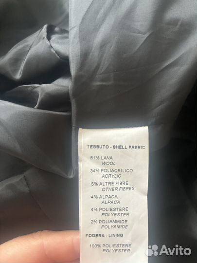 Пальто шерстяное Италия