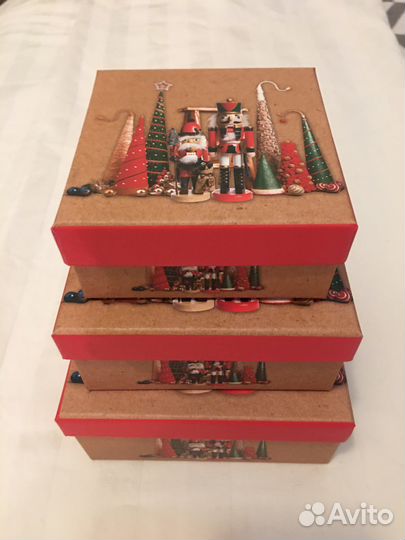 Новогодние коробочки 3 в 1