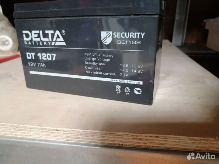 Аккумулятор delta dt 1207