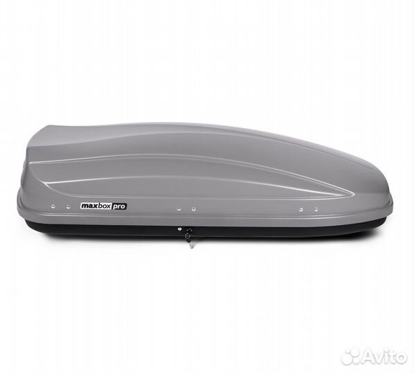 Автобокс на крышу MaxBox PRO 460 серый матовый