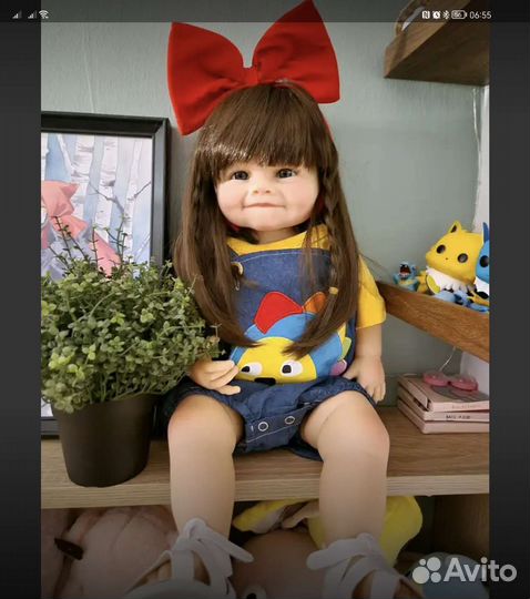 Мягкая силиконовая виниловая Кукла реборн NPK