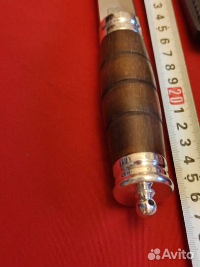 Нож, сталь Х12мф,HRC 60, ножны кожа, новый