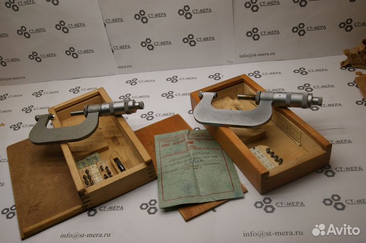 Микрометр резьбовой мкв СССР