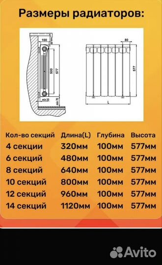 Радиаторы отопления биметалл rifar monolit