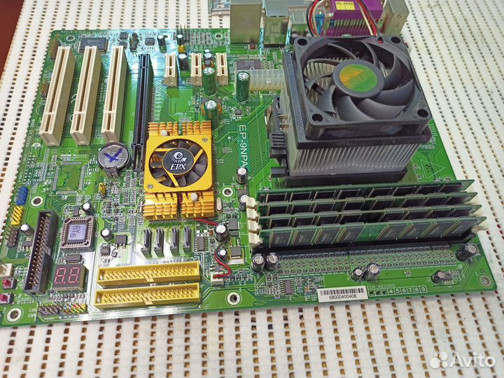 Комплект материнки на Socket 939