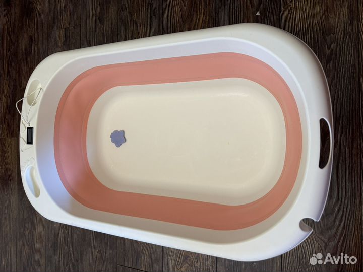 Ванночка для купания складная с термометром