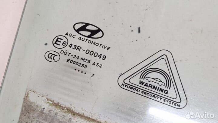 Стекло боковой двери Hyundai Tucson 3, 2017