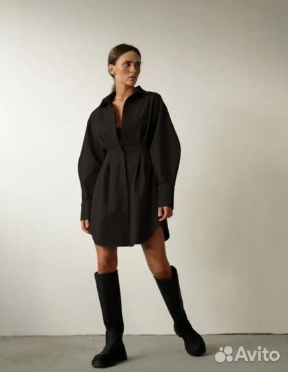 Платье рубашка 46-48