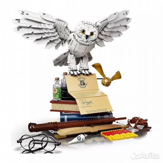 Конструктор Символы Хогвардса аналог Lego 76391