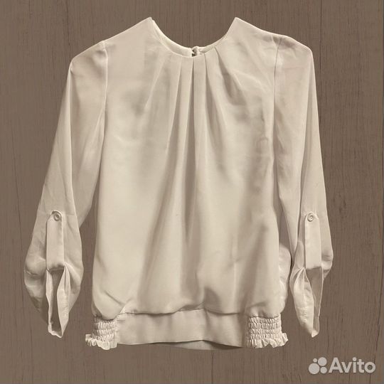 Блузка белая на рост 150см