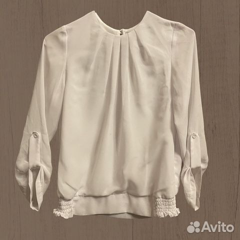 Блузка белая на рост 150см