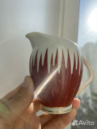 Молочник фарфор гдр винтаж