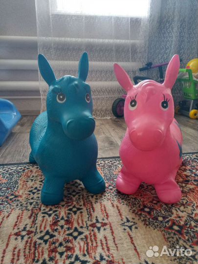 Игрушка прыгун ослик 2 шт