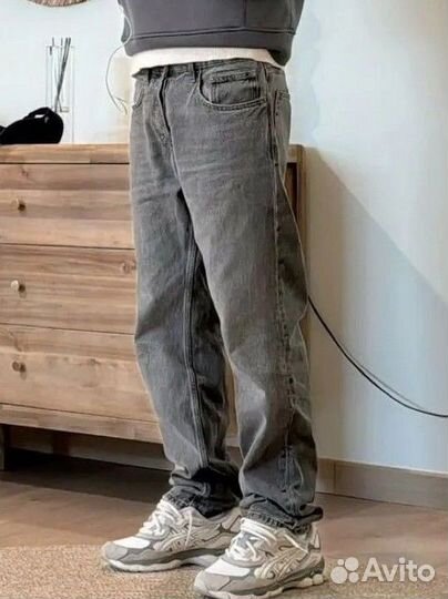 Джинсы zara flared zip