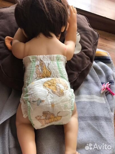 Кукла Реборн девочка с волосами