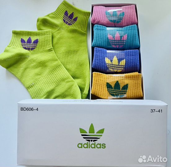 Носки adidas короткие,ароматизированные