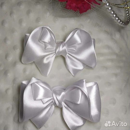Бантики на резинке для волос