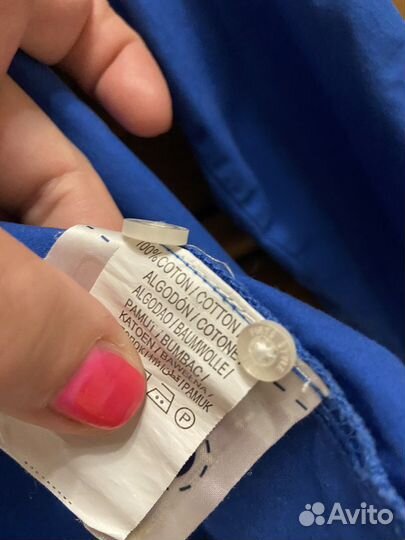 Рубашка мужская на мальчика 12 лет рост 152 см