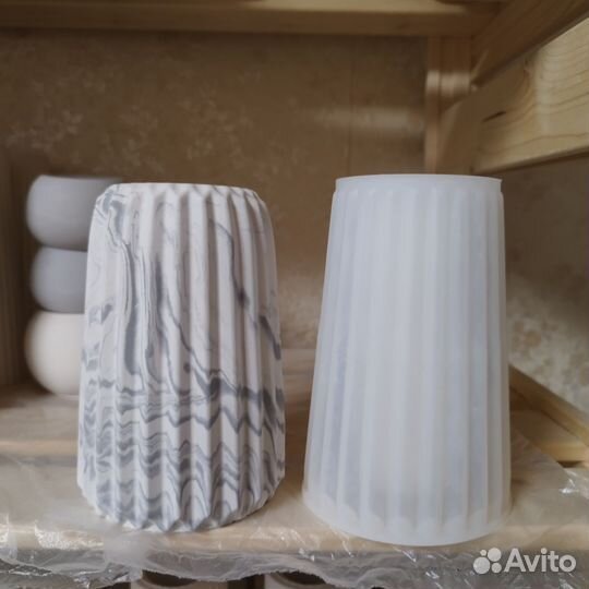 Молд силиконовый / форма силиконовая ваза