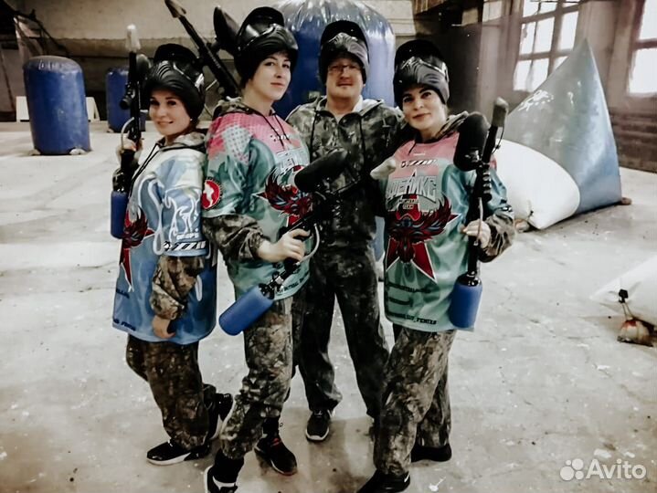 Пейнтбол активный спорт и отдых Альметьевск