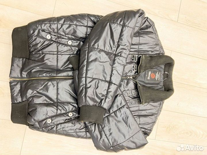 Болоневая куртка мужская 52/54 осень, зима