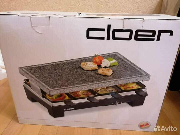 Электрогриль с натуральным камнем