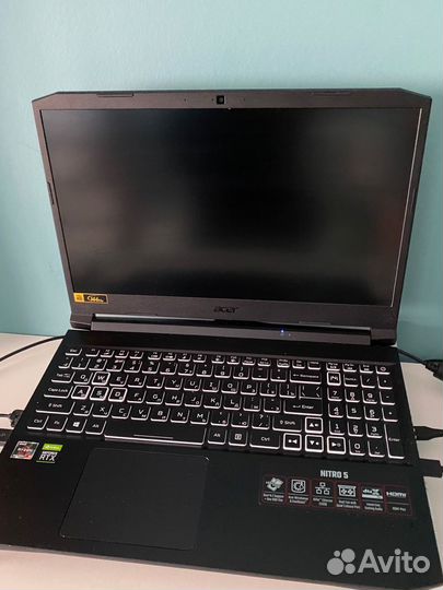 Игровой ноутбук Acer nitro 5 RTX3060/R5 5600h/16GB