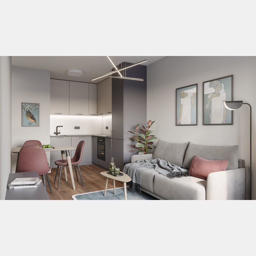 1-к. квартира, 38,4 м², 9/9 эт.
