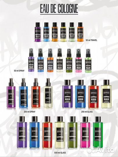 Линейка косметики для бритья Marmara Barber Турция