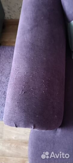 Кожаный угловой диван бу