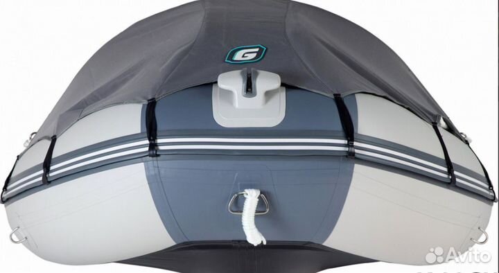Надувная лодка gladiator C330AL светло/темносерая