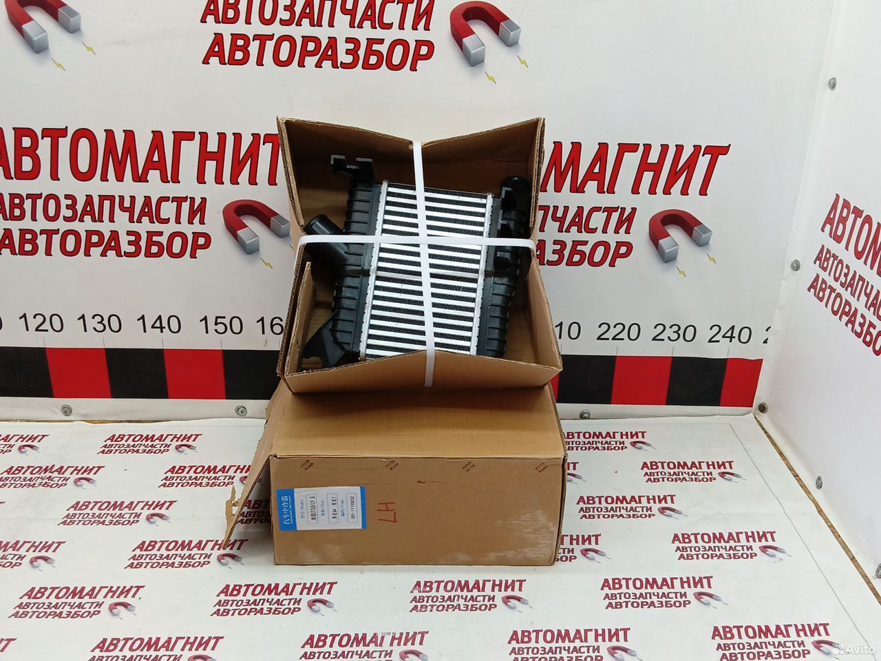 Радиатор интеркулера левый Лисян Л7 Л8 Л9