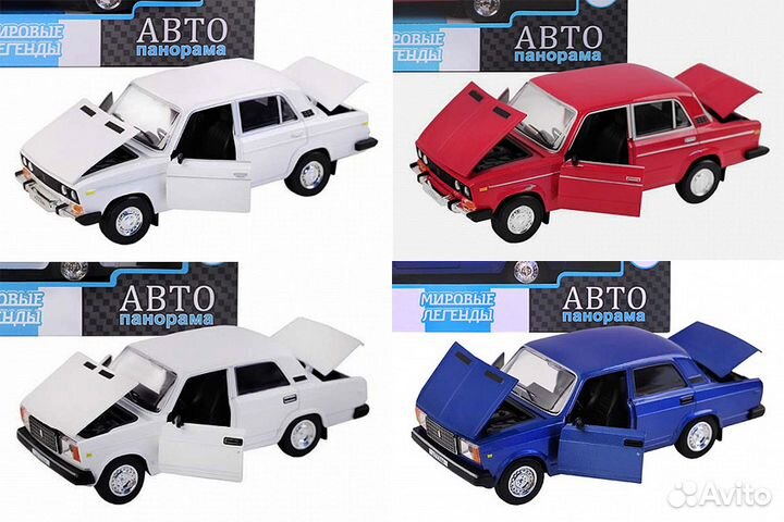 Ваз-2106, ваз-2107 масштаб 1/24 (свет, звук)