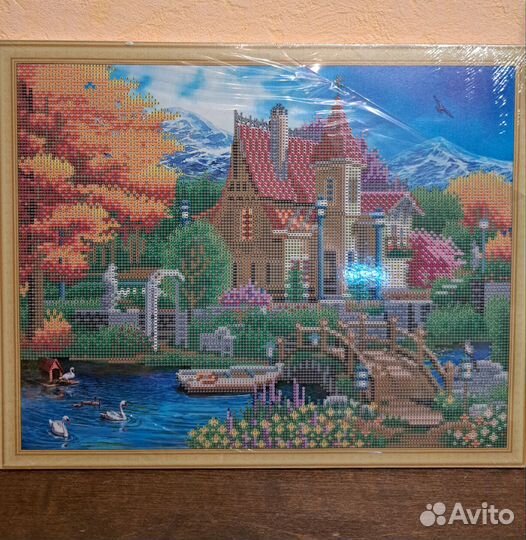 Алмазная мозаика на подрамнике 40 на 50