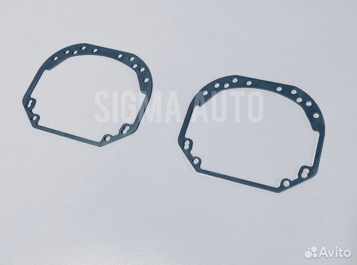 Диодные led линзы би лед 24В Камаз 5490, 5460