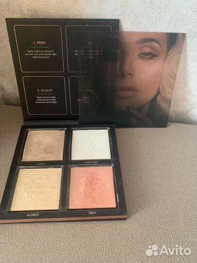 Huda beauty палетка хайлайтеров Pink Sands Edition