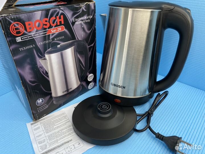 Электрический чайник Bosсh 2.5литра 2000вт