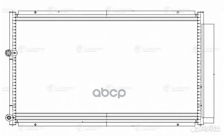 Радиатор кондиц. для а/м Toyota Prius (03) (lrac