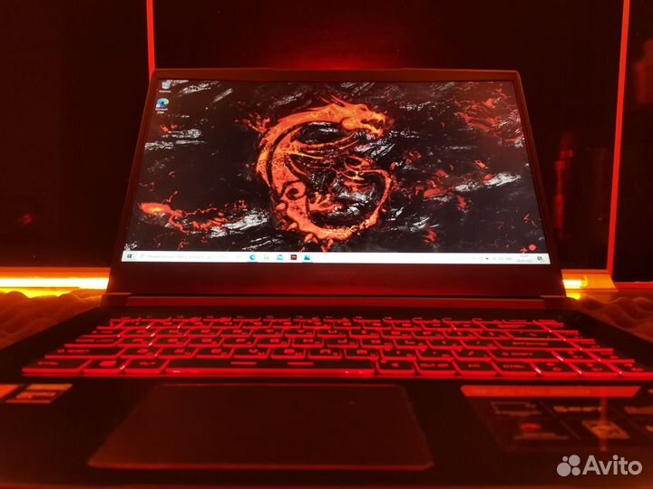 Игровой ноутбук MSI i7 9750h и GTX 1050Ti 8/256Gb
