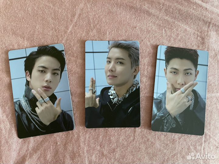 Карты BTS Джин, Хосок, Намджун